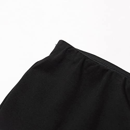 Bell Bottom Jeans for Women High Waisted Wide Leg Denim Black Retro Cotton Fitted Flare Pants with Pocket4