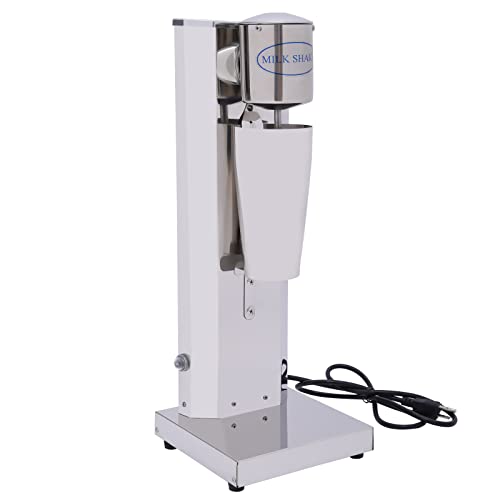 Milkshake Drink Mixer Machine, 16000RMP Blenders Mixer Kitchen Commercial, 110V Stainless Steel Single Head Milk Shake Machine, Milk Shaker 800ML