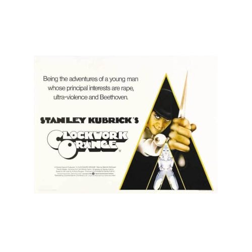 Black Spice A Clockwork Orange Movie Malcolm Mcdowell Patrick Magee Adrienne Room Decor Wall Art Print 12x16 Poster