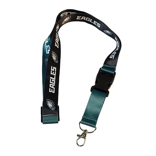 FOCO NFL Philadelphia Eagles 2022 Lanyard with Clip - Two Tone
