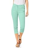 cecil charlize weiss Caprihose in einer coloured Denim Ware und Slim Fit Stil