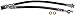 Dorman H621725 Front Driver Side Brake Hydraulic Hose Compatible with Select Infiniti/Nissan Models