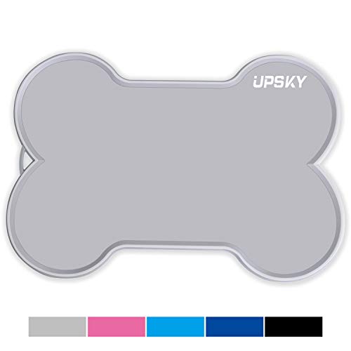 bone shaped dog food mat