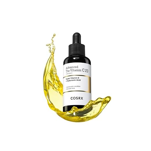 COSRX Suero puro de vitamina C 23% con vitamina E (ácido ascórbico) y ácido hialurónico, suero facial hidratante, reduce las líneas finas 20 ml (Envase de 1)