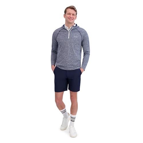 Ben Sherman Men's Quarter Zip Pullover Hooded Sweater – Lightweight, Casual, Work, Golf & Everyday Wear4