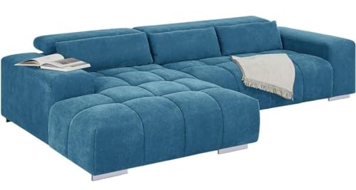 Image of Royale Hand Tufted Seven (3+2+2) Seater Elegant Wooden Base Sofa in Wide Extravagant Fabric, Gives Luxurious Look for Home /Living Room /Office /Guest Room /Hotels