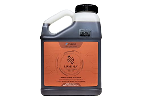 Impello Lumina - Organic Amino Acid Fertilizer - Nitrogen Fertilizer for Plant Nutrition - Organic Plant Food - Highly Concentrated (1 Gallon)