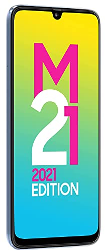 Image of (Refurbished) Samsung Galaxy M21 2021 Edition - Arctic Blue, 4GB RAM, 64GB Storage - FHD+ sAMOLED