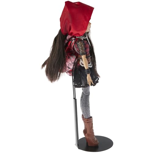 Image of Plymor DSP-5125B Black Adjustable Doll Stand, fits 10, 11, and 12 inch Slim Waist Dolls, Waist is 1.125 inch - 1.5 inch wide, 3.25 inch - 4 inch around, Pack of 12