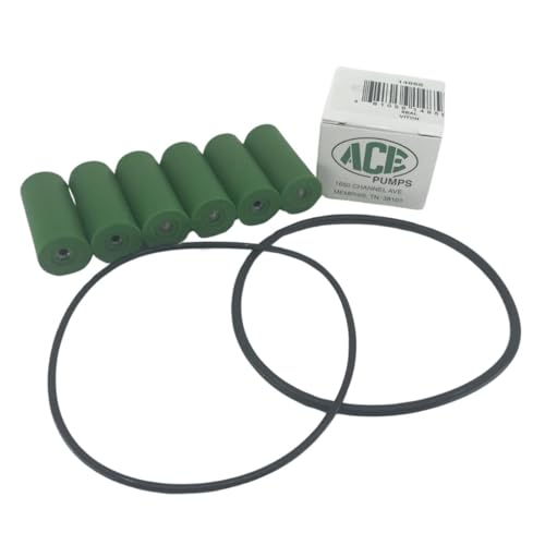 ACE Pump Repair Kit for RP-600C 6-Roller Pumps Contains Seals, Rollers & O'Rings Farmer Bob's Parts RK-RP-600