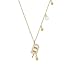 WYZXR Lzz Collier Femme Bijoux U Type Alliage Cristal Pendentif Popsicle/Crème Glacée/Convient aux Filles ,Or