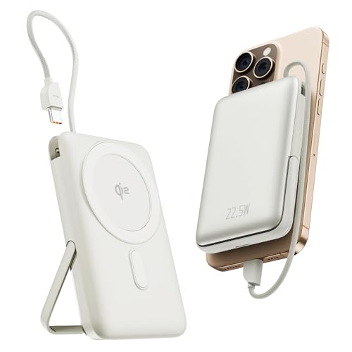 Amazon | 【2026業界新設計・隠しスタンド搭載】モバイルバッテリー