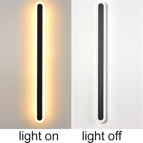 Aplique de pared largo de 80cm con mando a distancia para exterior e interior IP65 de 46W 4