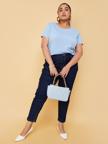 Image of Max Plus Size Women Solid T-Shirt