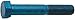 M6-1.00 x 30 mm. Class 10.9 Blue Phosphate Coarse Hex Head Cap Screws, 50 pk.