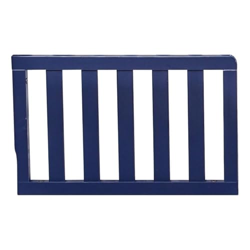 Pemberly Row Modern Wood Toddler Guard Rail in Navy Blue Finish