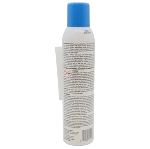 Image of Dynatex Blue RTV Silicone Gasket Maker 8 oz Automatic Can - Oxygen Sensor Safe, OEM Specs, Gear Oil Resistant, Oil /Water Resistant, Made in the USA (3-Pack)