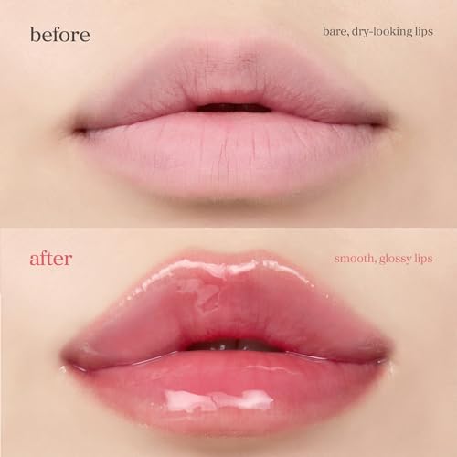 Image of NOONI Korean Lip Oil - Appleplum | Long-Lasting, Moisturizing, Plumping, Revitalizing for Dry Lips, Waterproof, No Peel Off, Korean Tint, Hydrating Lip Stain, Nourishing Crystal Clear, 0.12 FL Oz