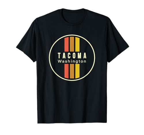 Tacoma Washington retro Camiseta