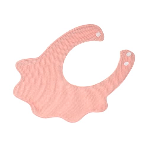BESPORTBLE Baberos Para Bebé Baberos Babero Para Niña Babero Para Comer Babero Para Pequeño Babero De Comida Para Bebé Algodón Rosa
