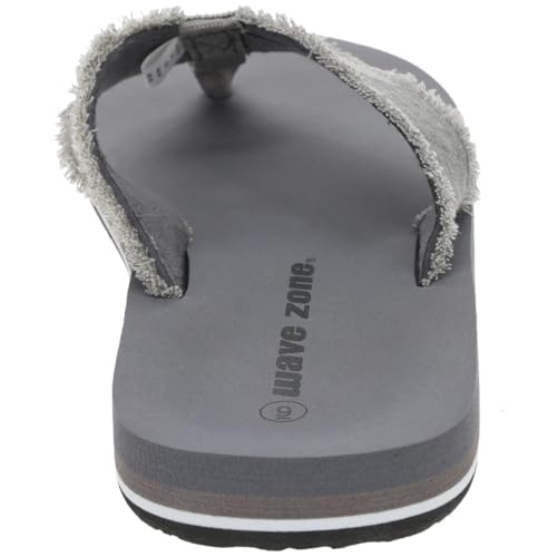 Wave Zone Men's Frayed Flip Flops Thong Sandals4