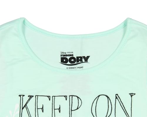 Disney Girl's Finding Dory Nemo Keep On Swimming Kids Sleeveless Shirt-Tail Hem Tank Top4