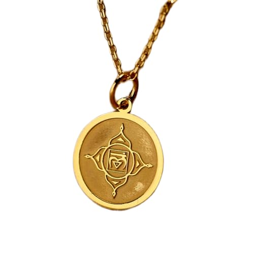 Collier Muladhara en argent plaqué or pour retrouver calme et élégance au quotidien
