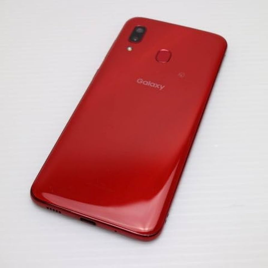 Amazon | au Galaxy A30 SCV43 レッド Red 白ロム | 不明 