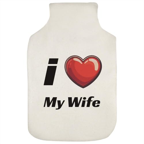 'I Love My Wife' Hot Water Bottle Cover (HW00039911)