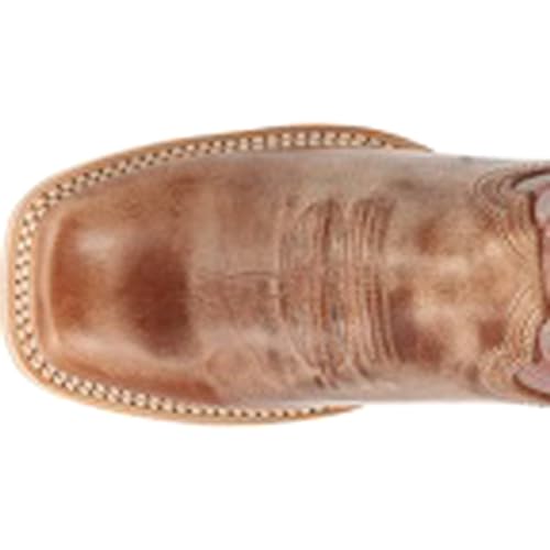 Durango® Lady Rebel Pro™ Women's Burnished Rose Western Boot, Dusty Brown Sky Blue, Size 7.5(M)4