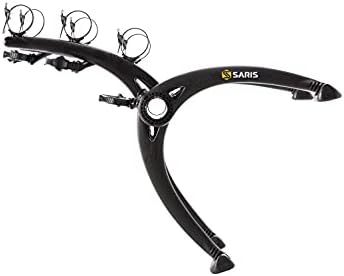 Saris Bones Car Trunk Bicycle Rack Carrier, Mounts 3 Bikes, Black...