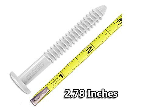 Windowpro (Paintable Pack Of 12 Vinyl Shutter Fastener Spikes Loks For Installing Decorative Exterior Vinyl Shutters (Paintable/Gray/Clear) #TOP1