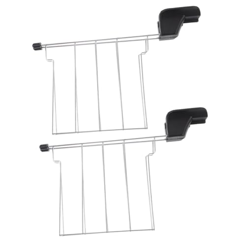 HOLIDYOYO Toaster Kitchen Accessory 2pcs Toast Racks Bread Sandwich Holder Long Slot Toast Machine Rack