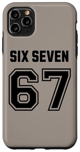 67 Six Seven Sport Design on Back. 6 7 Meme Men Women Kids X}zP[X iPhone 11 Pro Max p