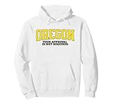 Classic Oregon Print Retro Varsity Vintage Oregon Fan Pullover Hoodie