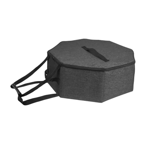 Hat Storage Box Travel Hat Box 17 inch Hat Carrier Zipper Closure Sunhat Protector Home Storage Lightweight Cowboy Cap Organizer for Hat