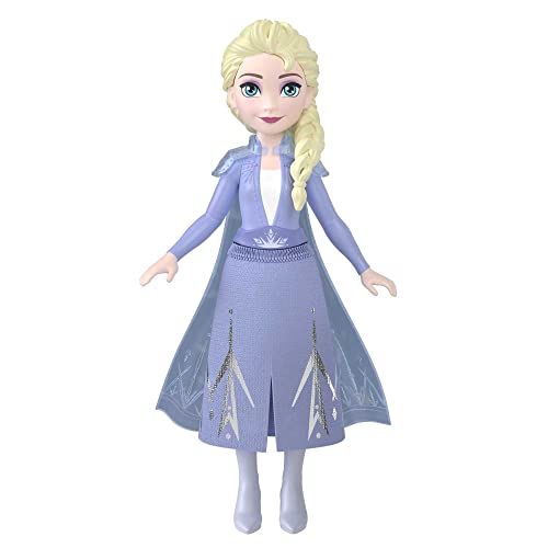 Image of Disney Frozen Toys, Small Dolls, Elsa Posable Doll with Signature Clothing Inspired by Disney Movie, Gifts for Kids