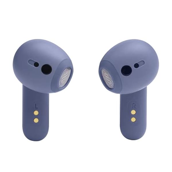 JBL Live Flex, Auriculares In Ear inalámbricos con estuche de carga inteligente, tecnología Bluetooth y de cancelación adaptativa de ruido, llamadas manos libres y hasta 40 horas de autonomía, azul