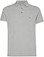 Tommy Hilfiger Herren Poloshirt Kurzarm 1985 Slim Fit, Grau (Light Grey Heather), L