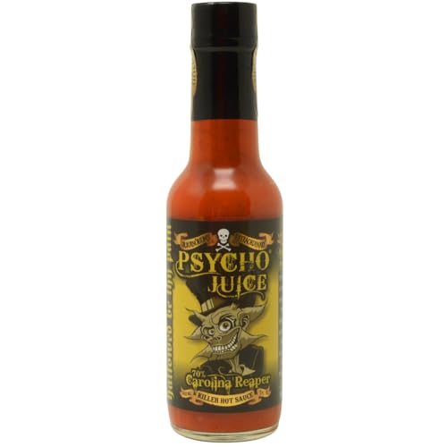 Psycho Juice 70% Carolina Reaper - Salsa de Chile Picante - 148ml