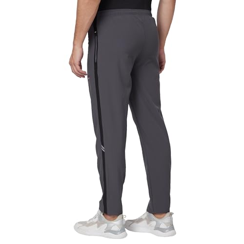 Image of berge' Men's Polyester Track Pant with Secure Zipper Side Pockets for Sports|Exercise|Gym|Running|Casual Wear|Lower Tracks Pant