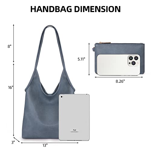 Image of Montana West Slouchy Hobo Bags for Women Soft Designer Shoulder Purses Ladies Top Handle Handbag
