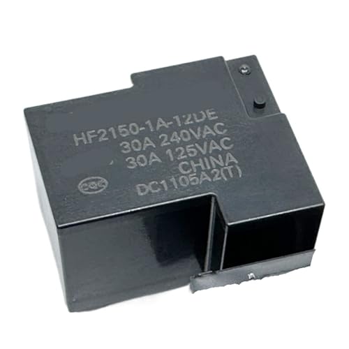 Relé de 4 pines HF2150-1A-12DE original con capacidad T90A4-12V-30A de alta resistencia