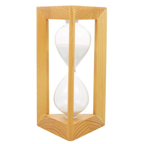 NOLITOY 木製ガラス製レトロ砂時計マー 計測用 多目的デスクトップオーナメント インテリア装飾および撮影小道具