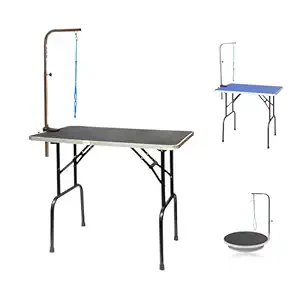 Go Pet Club Pet Dog Grooming Table with Arm, 42-inch