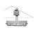 Awoco Super Quiet Split Insert Stainless Steel Range Hood, 4-Speed, 800 CFM, LED Lights, Baffle Filters with 6” Blower (30"W 6" Vent)