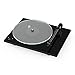 Pro-Ject T1 Phono SB Turntable with Built-in Preamp and Electronic Speed Change (Piano Black)