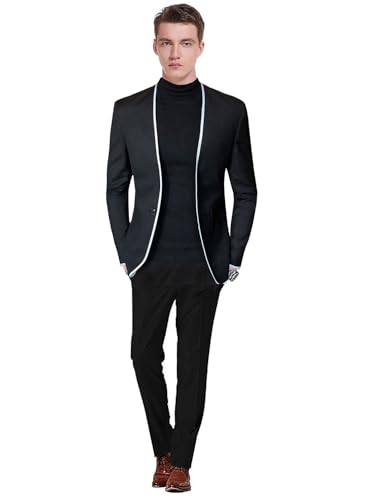 Men's Suit Blazer Single Breasted Button Homecoming Daily Casual Tuxedos Jacket