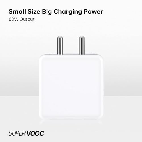 Image of Original 80W SuperVOOC Adapter Compatible with Oppo Reno 10 10 Pro A76 A77s A78 5G A57 A58 A77 A17 F17 Pro F21 Pro 5G F19 Pro F21s Pro 5G Reno 8 5G Original Adaptor