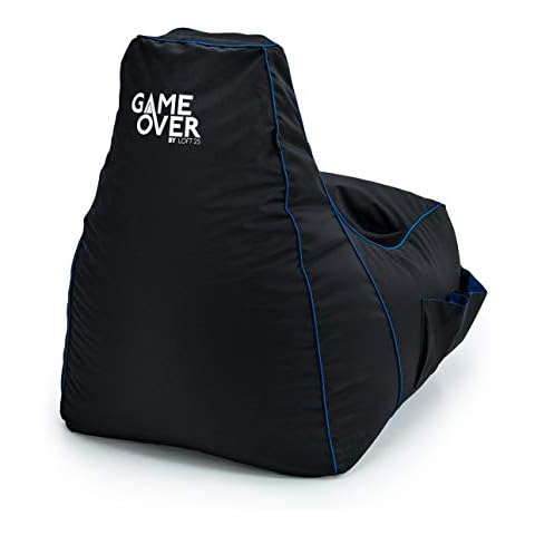 Game Over Pouf Gamer Cerulean Blitz Cover